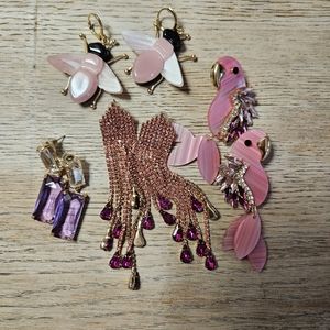 BARBIE Pink Earrings bundle